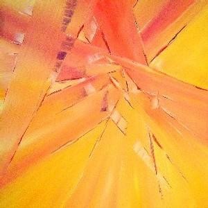 Peinture intitulée "Soleil révélateur" par Gérard Cavazza, Œuvre d'art originale, Huile