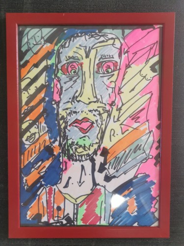 Dessin intitulée "Moi" par Romain Lassalle, Œuvre d'art originale, Crayon