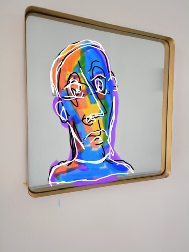 Arts numériques intitulée "Vous êtes dispo auj…" par Romain Lassalle, Œuvre d'art originale, Light Painting