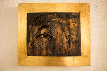 Картина под названием "Mexican art. Face-…" - Cawamo, Подлинное произведение искусства, Масло