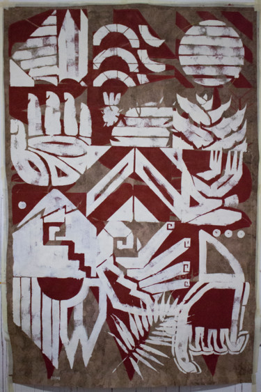 "Codex" başlıklı Tablo Cawamo tarafından, Orijinal sanat, Akrilik