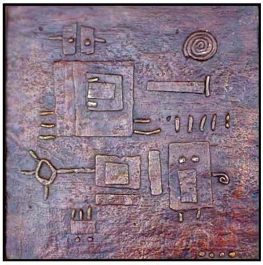 Sculpture intitulée "plaque - 06 - Bronze" par Fabien Cayeré, Œuvre d'art originale, Autre