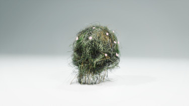 Digital Arts titled "Flesh to Roots" by Yves Molina, Original Artwork, 3D Modeling