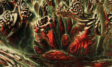 Digital Arts titled "Dante" by Yves Molina, Original Artwork, Digital Painting