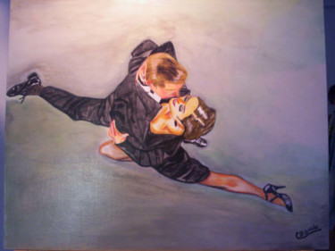 Pintura titulada "Figura de Tango" por Cbasile, Obra de arte original
