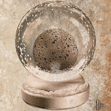 Arte digitale intitolato "Snow globe - Illusi…" da Cbm, Opera d'arte originale, Collage digitale