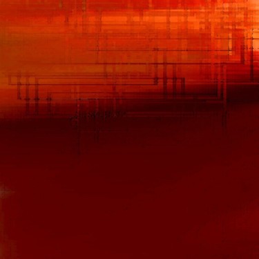 Peinture intitulée "rouge pas vraiment" par Colombe Boucher, Œuvre d'art originale