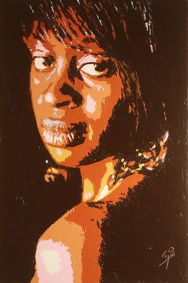 Peinture intitulée "Annie #1" par Cyrille Bro, Œuvre d'art originale, Acrylique