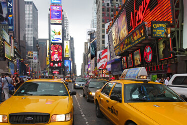 Times Square Photographie intitulée "Times Square" par Carlos Canet, Œuvre d'art originale, Photographie numérique