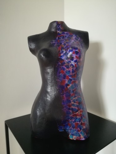 Sculpture intitulée "Nude" par Carole Carpier, Œuvre d'art originale, Acrylique