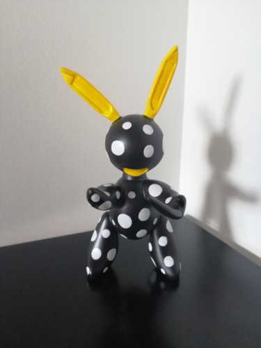 Bunny Sculpture intitulée "Bunny" par Carole Carpier, Œuvre d'art originale, Résine