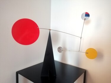 Sculpture intitulée "Equilibrium" par Carole Carpier, Œuvre d'art originale, Métaux