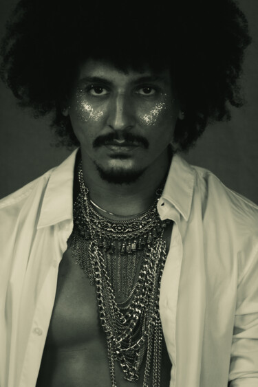 Fotografie getiteld "Black man" door Ccdril Fotografia, Origineel Kunstwerk, Digitale fotografie