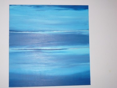 Painting titled "Silver Lining" by Carole Cid, Original Artwork
