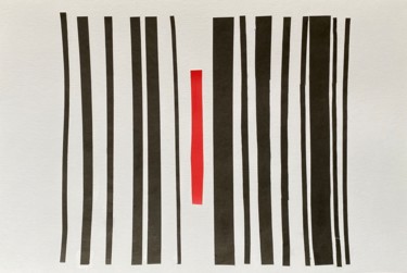 「Red line」というタイトルのコラージュ Corentin Cptによって, オリジナルのアートワーク, コラージュ