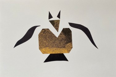 Collages titled "Eagle" by Corentin Cpt, Original Artwork, Collages