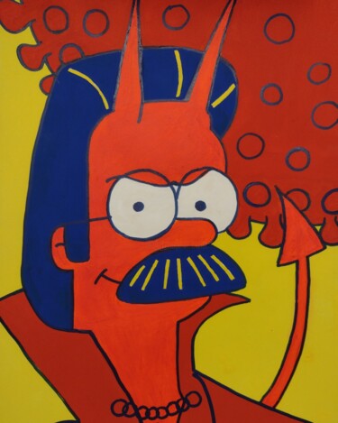 Painting titled "Flanders" by Carlos Diaz, Original Artwork, Acrylic