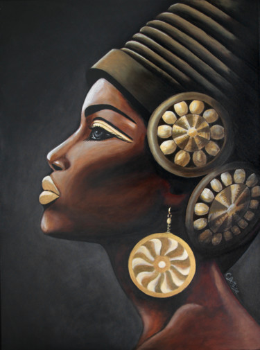 Painting titled "black-beauty-3.jpg" by Candice Dethise, Original Artwork, Acrylic