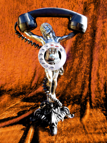Sculpture titled "ULTIMATE PHONE X" by Yann Gateau, Original Artwork
