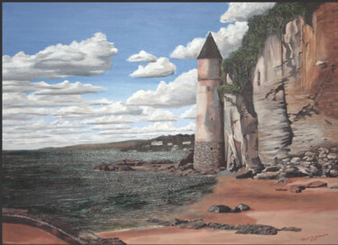 Painting titled "Laguna Beach" by Cecil Williams, Original Artwork, Oil