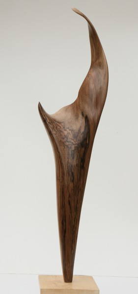 Skulptur mit dem Titel "Creativity" von Cécile Devezeaux De Lavergne, Original-Kunstwerk, Holz