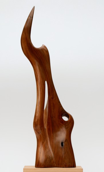 Sculpture titled "Dancer" by Cécile Devezeaux De Lavergne, Original Artwork, Wood