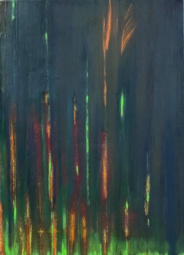 绘画 标题为“Luminescence” 由Cécile Dinge, 原创艺术品, 油 安装在木质担架架上