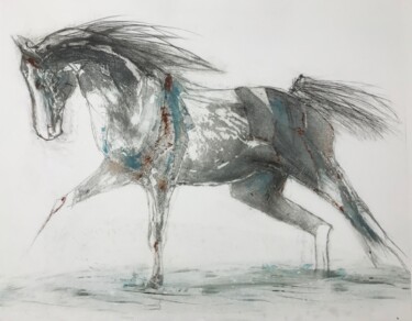 印花与版画 标题为“Equini” 由Cecile Fossy, 原创艺术品, 蒙纳