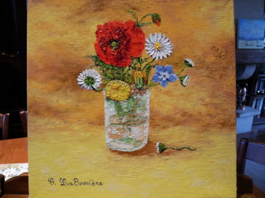 Peinture intitulée "le-bouquet-de-julia…" par Cécile Labossière, Œuvre d'art originale