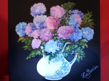 Peinture intitulée "Bouquet estival -01…" par Cécile Labossière, Œuvre d'art originale, Acrylique