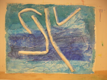Schilderij getiteld "danse" door Cècile Livry-Level, Origineel Kunstwerk, Acryl