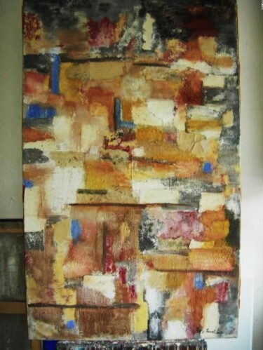 Peinture intitulée "Mur" par Cècile Livry-Level, Œuvre d'art originale, Huile