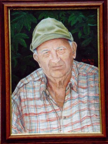 Painting titled "Paul" by Cécile Bui, Original Artwork