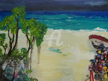 Peinture intitulée "Mexican Dream" par Cecile Gonne Victoria, Œuvre d'art originale, Acrylique