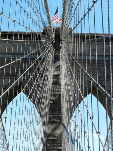 Fotografia intitolato "New York Pont de Br…" da Cecile Gonne Victoria, Opera d'arte originale
