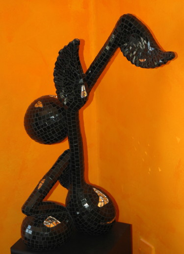 Sculpture titled "L'envolée musicale" by Cécile Perrichard, Original Artwork