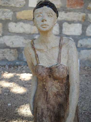 Sculpture titled "la bonne" by Cécile Rateau, Original Artwork