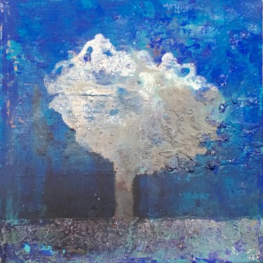 Painting titled "Eté sous un arbre" by Cécile Trousse, Original Artwork, Acrylic