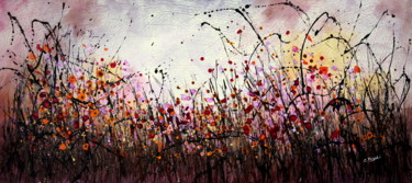 Painting titled "Autumn Whispers #2…" by Cecilia Frigati, Original Artwork, Acrylic