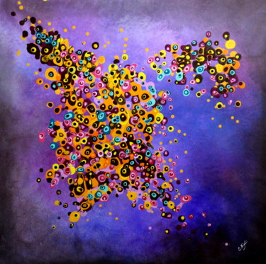 Peinture intitulée "A Splash Of Murrina…" par Cecilia Frigati, Œuvre d'art originale, Acrylique