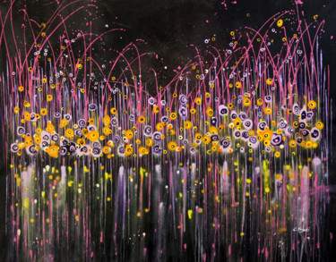 Ζωγραφική με τίτλο "Technicolor Dream #…" από Cecilia Frigati, Αυθεντικά έργα τέχνης, Ακρυλικό