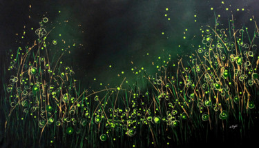 Pittura intitolato "Notturno Regale #6…" da Cecilia Frigati, Opera d'arte originale, Acrilico