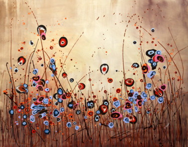 Картина под названием "Moody Days - Large…" - Cecilia Frigati, Подлинное произведение искусства, Акрил