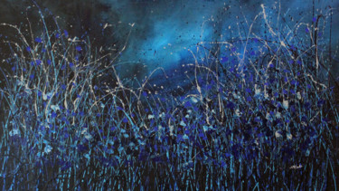 Malarstwo zatytułowany „Dark Nights - Super…” autorstwa Cecilia Frigati, Oryginalna praca, Akryl