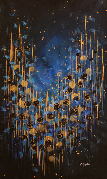 Ζωγραφική με τίτλο "Perfect Atmosphere#…" από Cecilia Frigati, Αυθεντικά έργα τέχνης, Ακρυλικό
