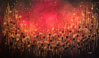 Ζωγραφική με τίτλο "Perfect Atmosphere#…" από Cecilia Frigati, Αυθεντικά έργα τέχνης, Ακρυλικό