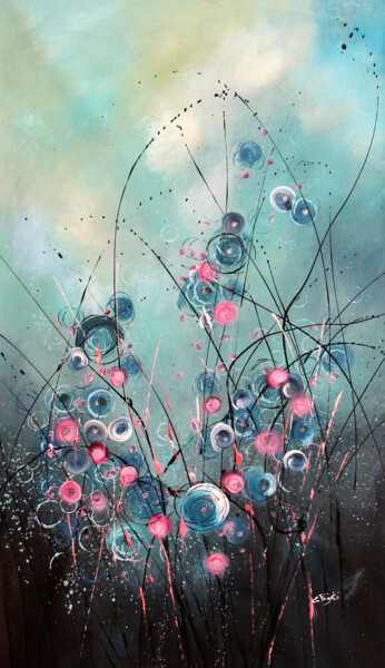 Картина под названием ""Wonderstorms" #3" - Cecilia Frigati, Подлинное произведение искусства, Акрил