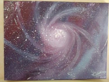 Painting titled "SPIRALE" by Cécilia Godeneche, Original Artwork, Acrylic