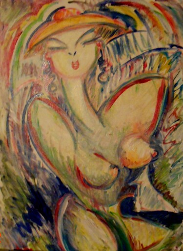 Painting titled "nudo.jpg" by Cecilia Martinelli, Original Artwork