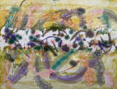 Malerei mit dem Titel "Bodhie" von Cedar Miller, Original-Kunstwerk, Öl
